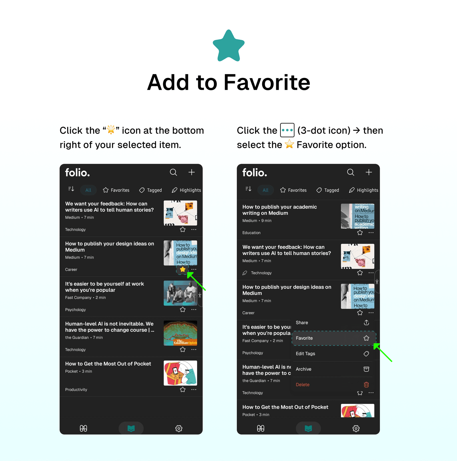 Add To Favorites