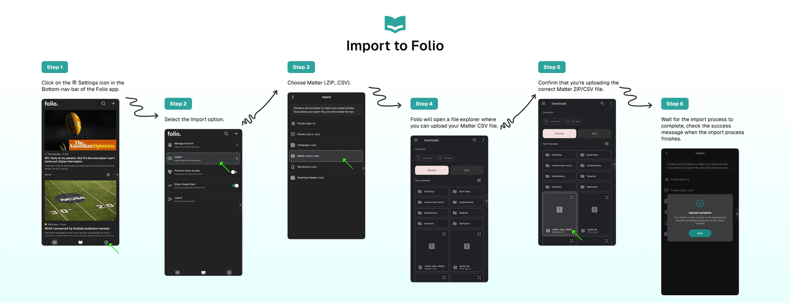 Import-to-Folio-Matter
