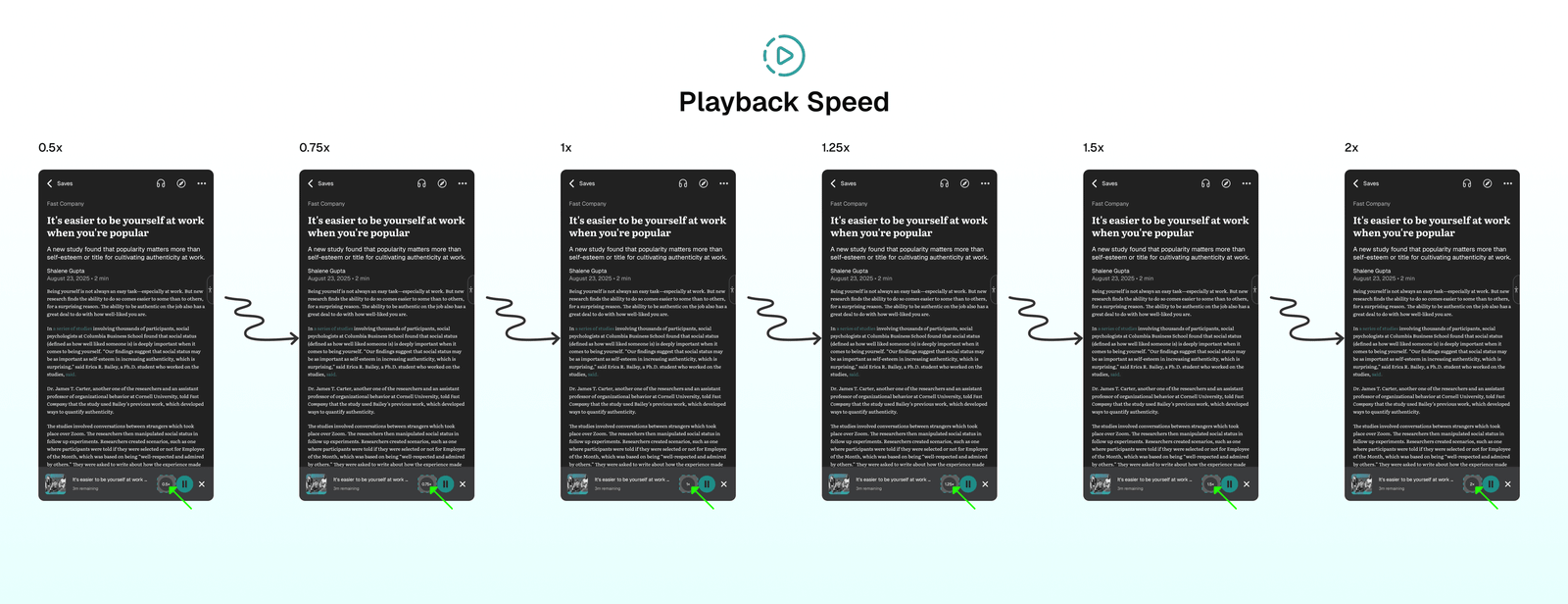 Playback Speed