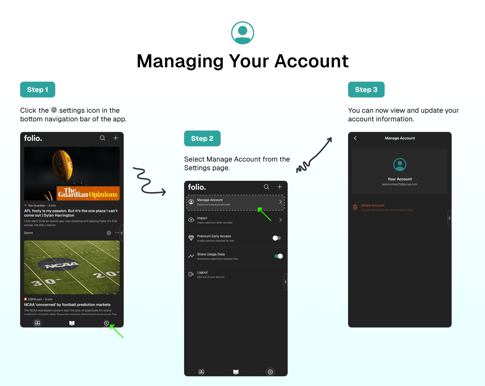 Manage Your Account